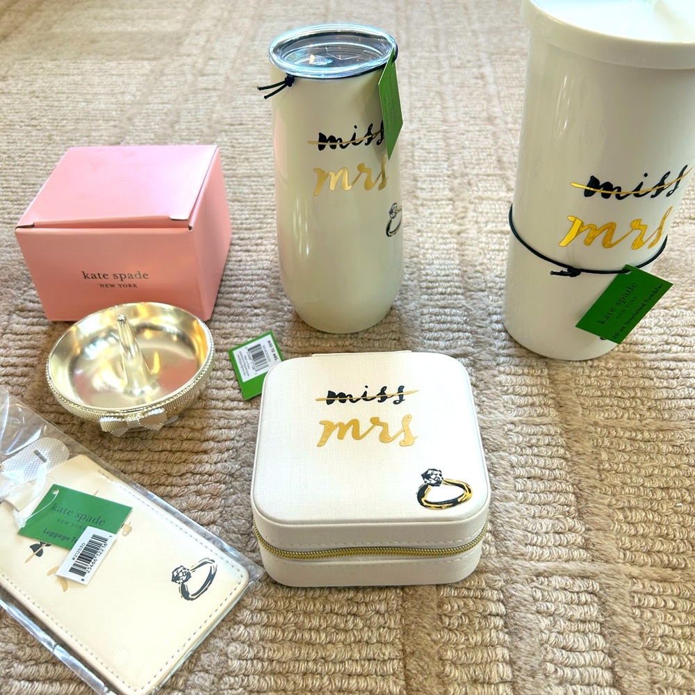 NWT Kate Spade Engagement/Bridal Shower/Bachelorette Gift Bundle